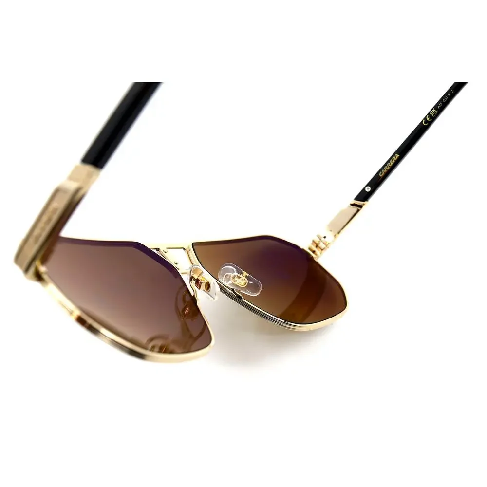 BRAND NEW CARRERA 1052/S BLACK/GOLD BROWN POLARIZED SUNGLASSES - Picture 6 of 10